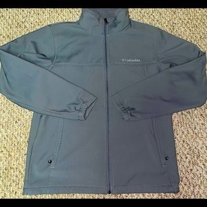 COLUMBIA Ascender Softshell Water Resistant Jacket NWT - MENS SIZE M - EXCELLENT